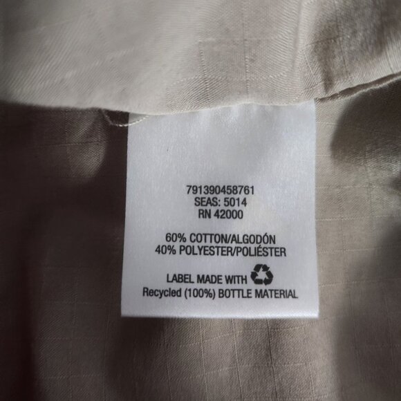 Northwest Territory Mens Fishing shirt, XXXL Tan long sleeve Button up - Picture 8 of 8